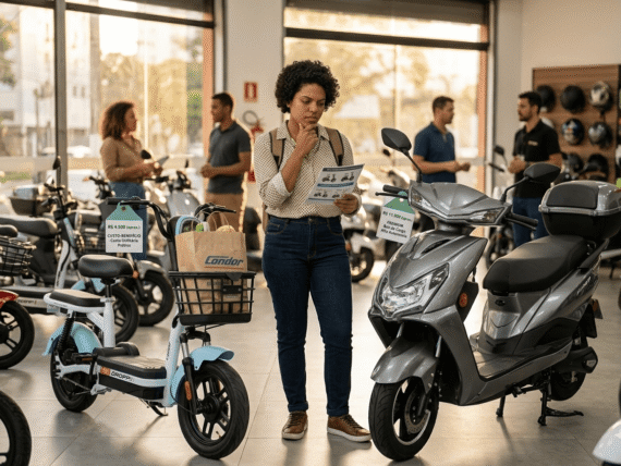 bicicleta eletrica barato